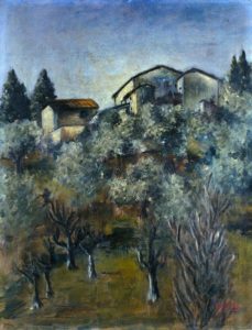 Un paesaggio di Ottone Rosai (1922)