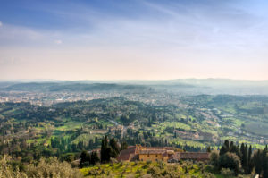 Veduta panoramica di Fiesole