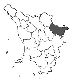 Cartina Casentino e Val Tiberina
