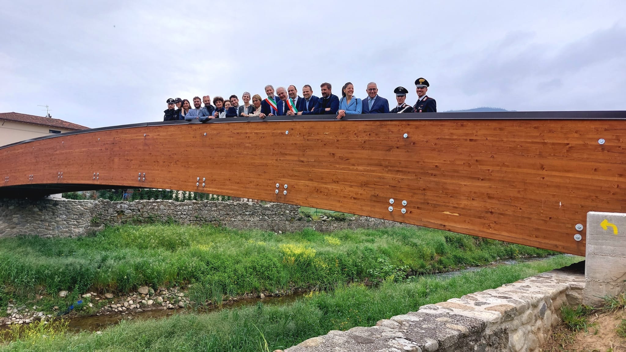 Con il “ponte dell’amicizia” Montemurlo e Montale più vicini