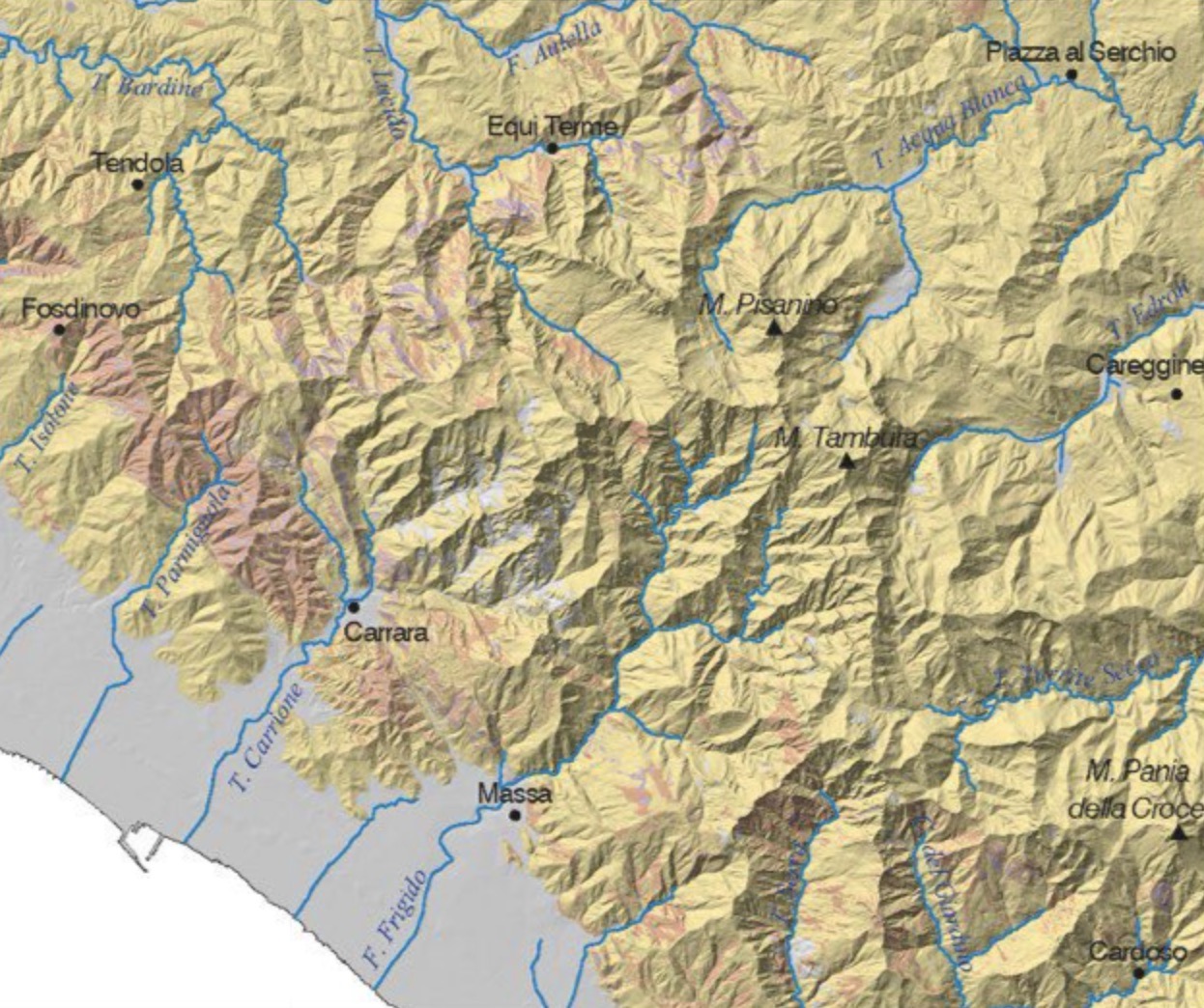Massa Carrara, una nuova mappa per leggere il rischio geologico
