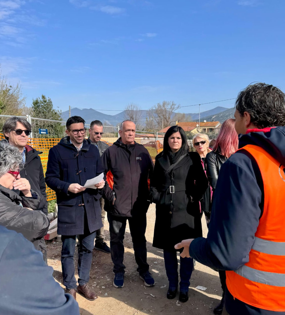 Rigenerazione urbana, sopralluogo ai cantieri di Cascina (Pi) per Nardini e Boni